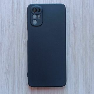 moto e32s　ソフトケース カバー TPU　ブラック(Androidケース)