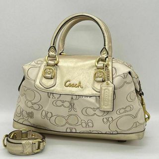 コーチ(COACH)の✨️美品✨️COACH アシュレイ シグネチャー ハンドバッグ トートバッグ(ハンドバッグ)