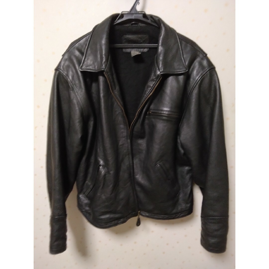 old gap leather jacket 90s メンズのジャケット/アウター(レザージャケット)の商品写真