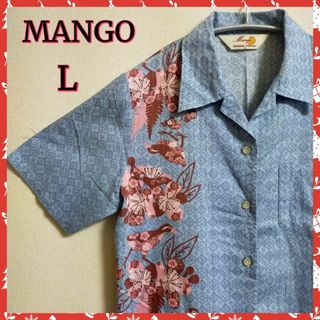 【MANGO】かりゆしウェア　アロハシャツ　✨美品✨(シャツ/ブラウス(半袖/袖なし))