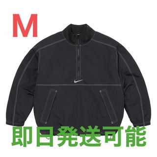 シュプリーム(Supreme)のSupreme Nike Ripstop Pullover "BLACK" M(ナイロンジャケット)