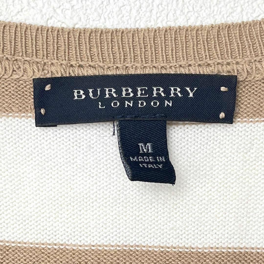 BURBERRY(バーバリー)のBURBERRY 薄手 ニットベスト アーガイル M レディースのトップス(ベスト/ジレ)の商品写真