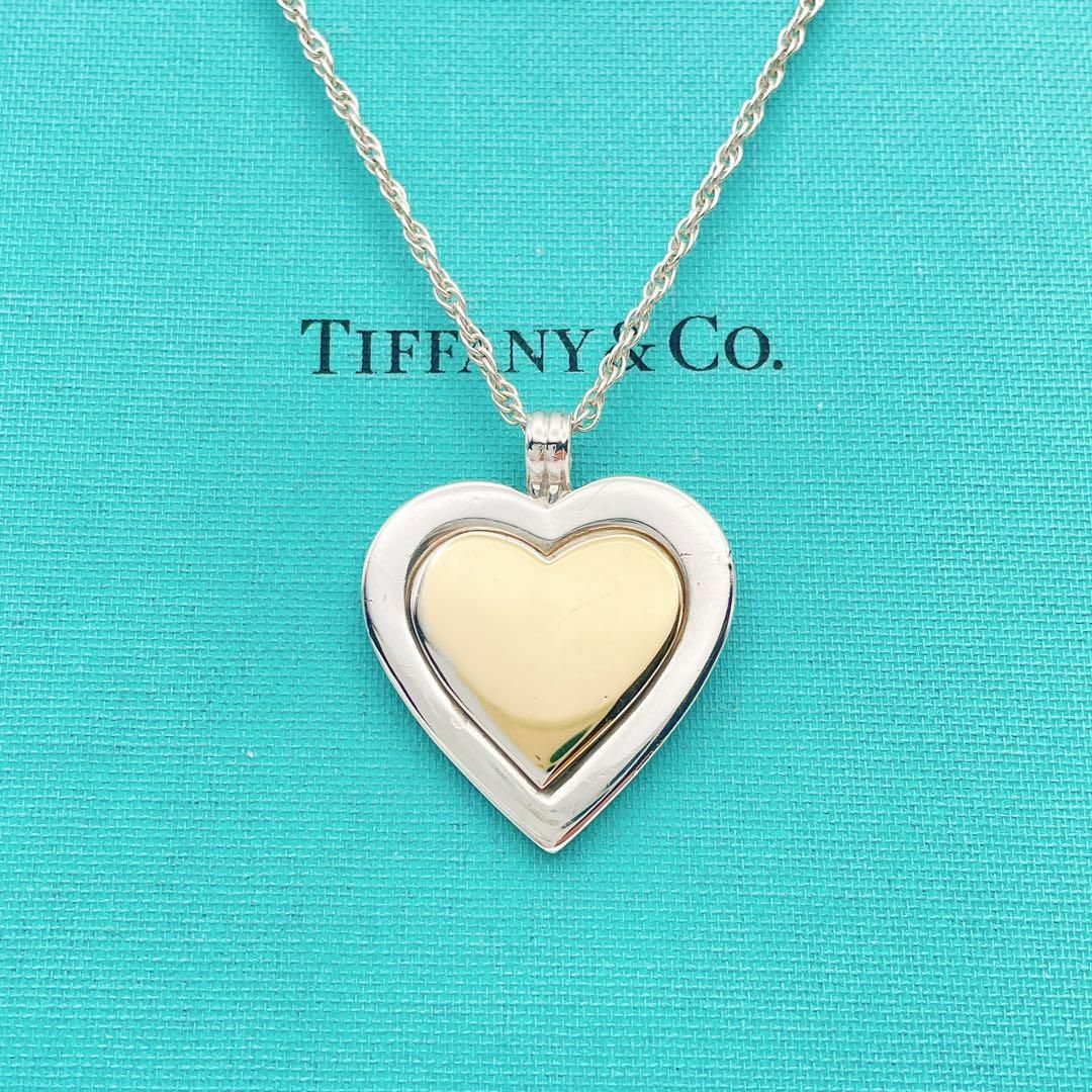 Tiffany & Co.(ティファニー)のTiffany & Co. ネックレス　ハート　コイン　シルバー925 レディースのアクセサリー(ネックレス)の商品写真