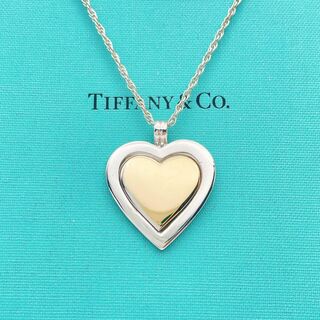 ティファニー(Tiffany & Co.)のTiffany & Co. ネックレス　ハート　コイン　シルバー925(ネックレス)