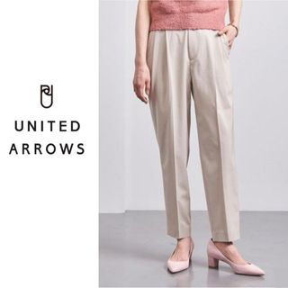 ユナイテッドアローズ(UNITED ARROWS)のUNITED ARROWS CU/C/PU タック テーパードパンツ(カジュアルパンツ)