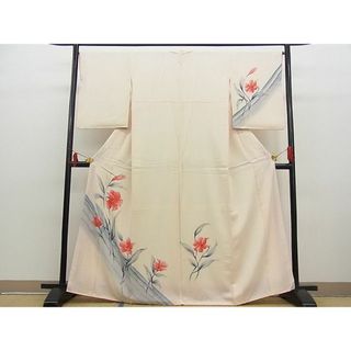 平和屋野田店■訪問着　草花文　暈し染め　逸品　BAAC1392fw(着物)