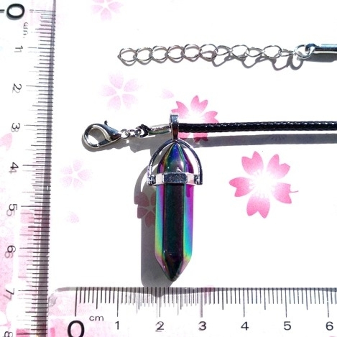 2色セットデザインネックレス#25-2 ハンドメイドのアクセサリー(ネックレス)の商品写真