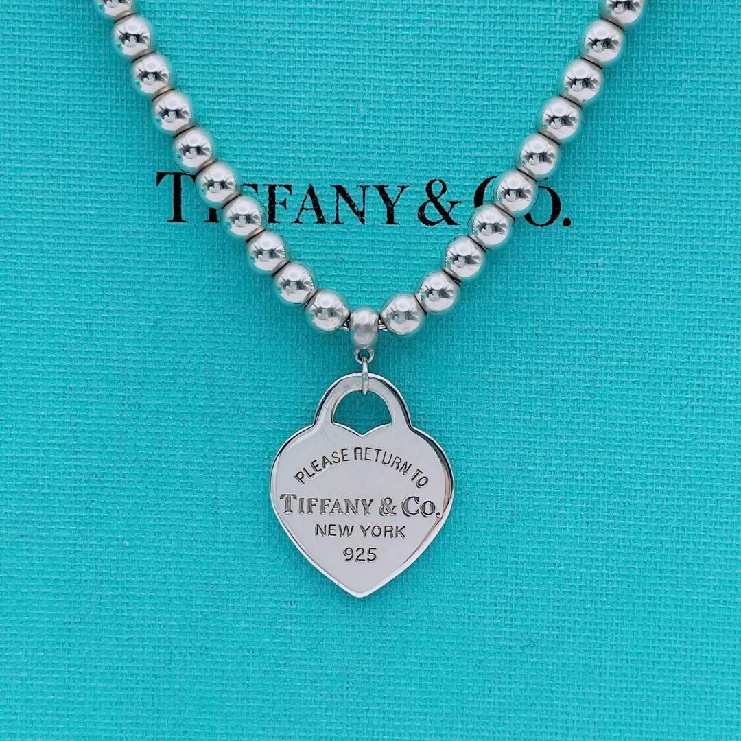 Tiffany & Co.(ティファニー)の【極美品】Tiffany & Co. ネックレス　ボール　リターントゥ　ビーズ レディースのアクセサリー(ネックレス)の商品写真