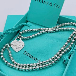 Tiffany & Co. - 【極美品】Tiffany & Co. ネックレス　ボール　リターントゥ　ビーズ