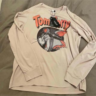 シーイン(SHEIN)のSHEIN トムジェリ トム&ジェリー トムとジェリー TOM & JERRY(Tシャツ(長袖/七分))