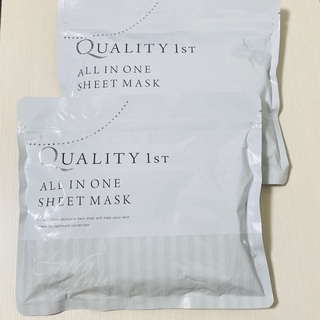 ⁑【2個セット】クオリティファースト オールインワンシートマスク ホワイト30枚(パック/フェイスマスク)