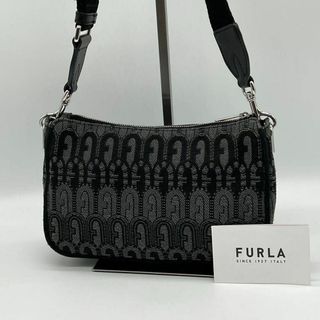 フルラ(Furla)の✨️美品✨️FURLA Moon ポシェット ポーチ ショルダーバッグ ブラック(ショルダーバッグ)