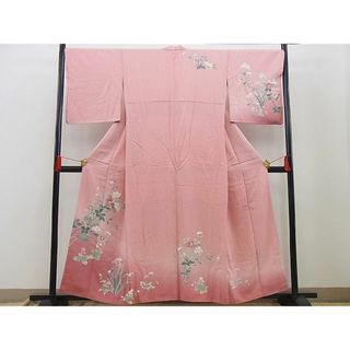 平和屋野田店■訪問着　友禅　枝花文　暈し染め　逸品　BAAB1794cw(着物)