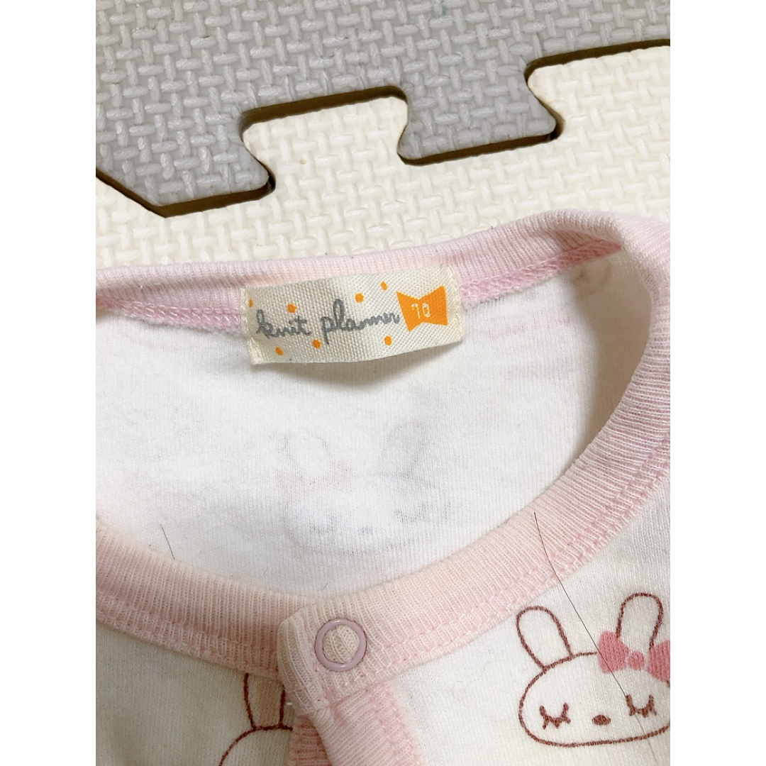 PETIT BATEAU(プチバトー)のロンパース　2枚セット　まとめ売り キッズ/ベビー/マタニティのベビー服(~85cm)(ロンパース)の商品写真