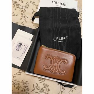 セリーヌ(celine)の【新品】CELINE  コイン＆カードポーチ キュイル トリオンフ(コインケース)