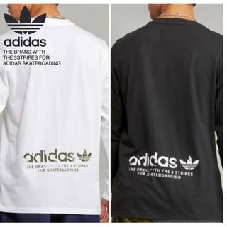 adidas - 2XL 新品 adidas アディダ スケートボーディング Tシャツ 白黒 2枚