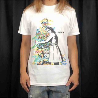 新品 ビッグ プリント DOLK ドルク タギング ハグ グラフィティ Tシャツ(Tシャツ/カットソー(半袖/袖なし))