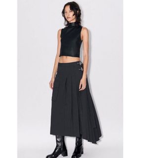 ザラ(ZARA)のZARA ZW COLLECTION ミニマル アシンメトリー スカート(ロングスカート)