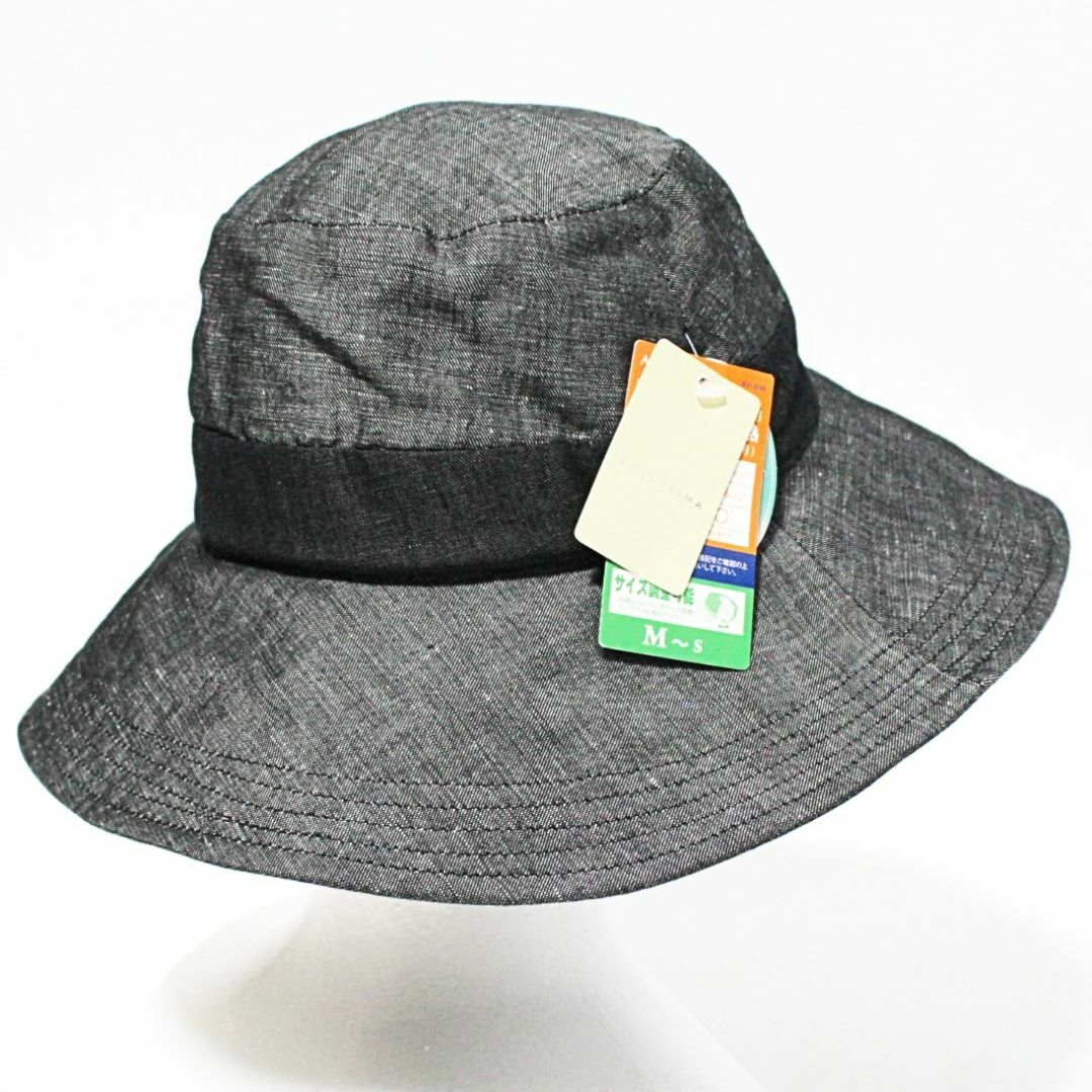 ANTEPRIMA(アンテプリマ)の新品 アンテプリマ キラキラフィオーリ リネン ワイドハット 57.5cm 灰 レディースの帽子(ハット)の商品写真