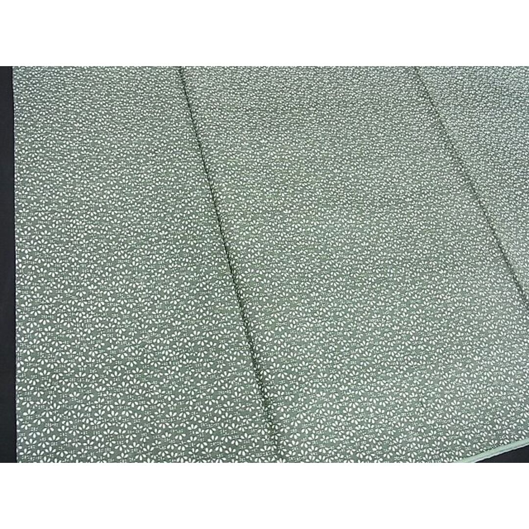 平和屋野田店■上質な小紋　草葉文　逸品　BAAC6211mz レディースの水着/浴衣(着物)の商品写真