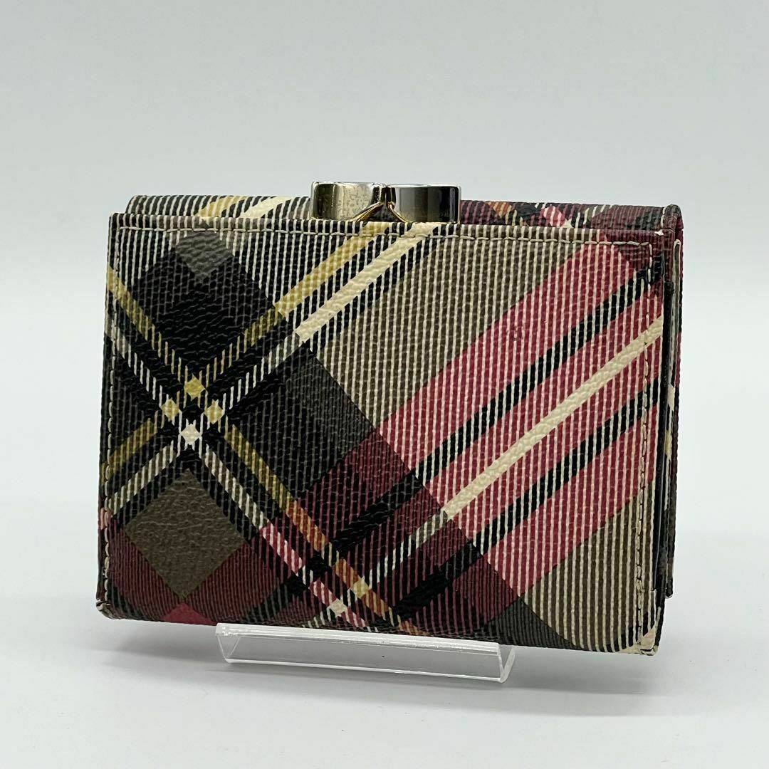 Vivienne Westwood(ヴィヴィアンウエストウッド)の✨良品✨VivienneWestwood 三つ折財布 がま口財布 チェック レディースのファッション小物(財布)の商品写真