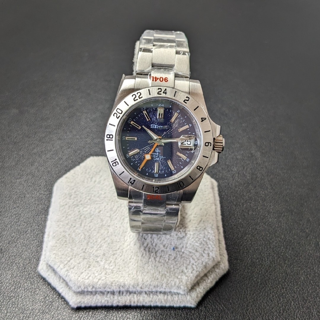 NH34A/旧ロゴ/GMT/ブルーダイアル/MOD/カスタム/オマージュ メンズの時計(腕時計(アナログ))の商品写真