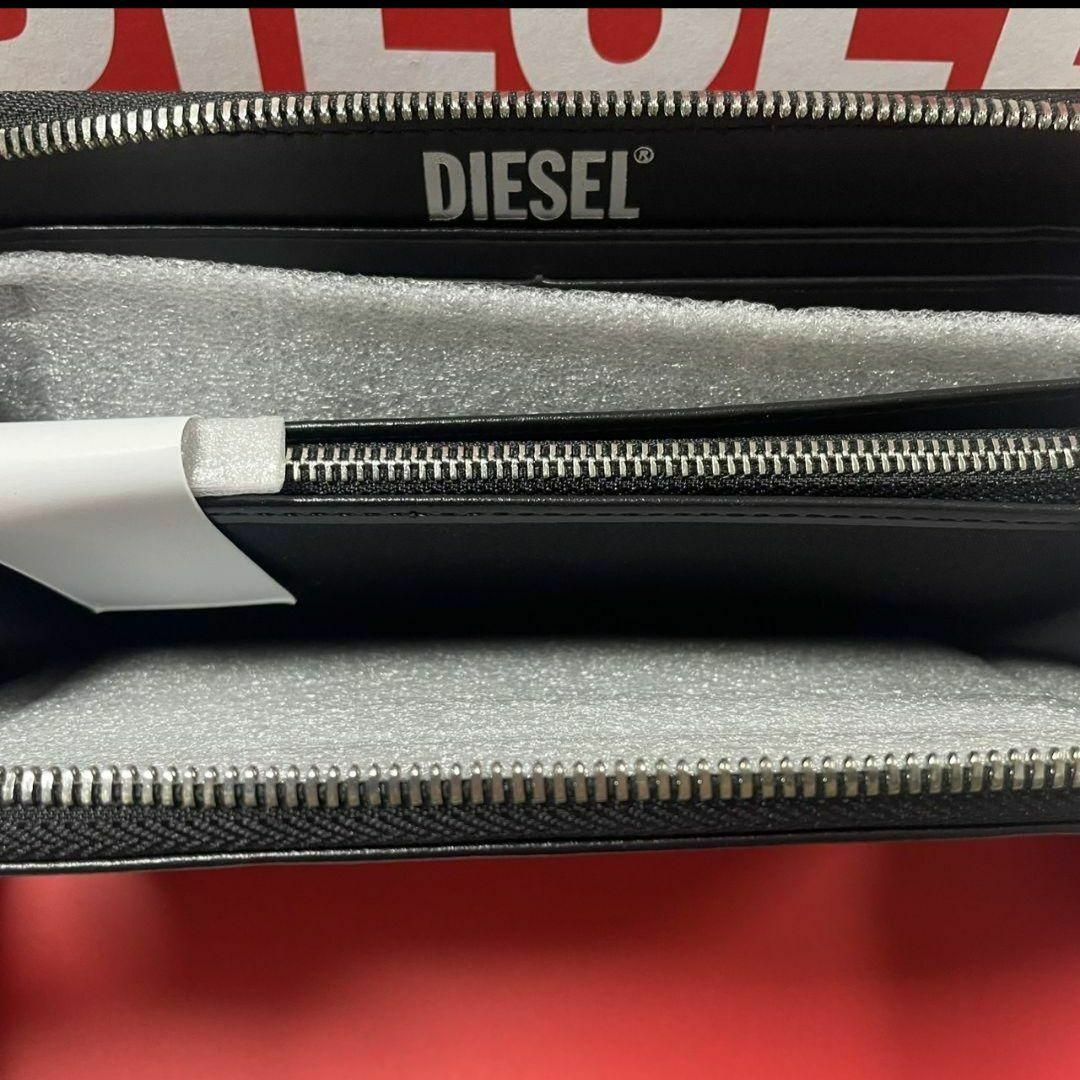 DIESEL(ディーゼル)の【新品未使用】DIESEL ディーゼル　カウレザー　ジッピーウォレット メンズのファッション小物(長財布)の商品写真