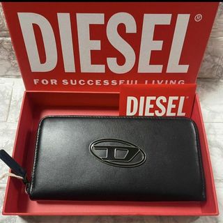 ディーゼル(DIESEL)の【新品未使用】DIESEL ディーゼル　カウレザー　ジッピーウォレット(長財布)