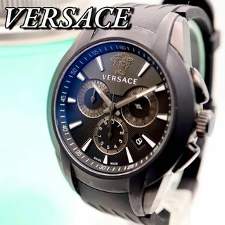 美品！VERSACE キャラクター クロノグラフ デイト メンズ腕時計 620