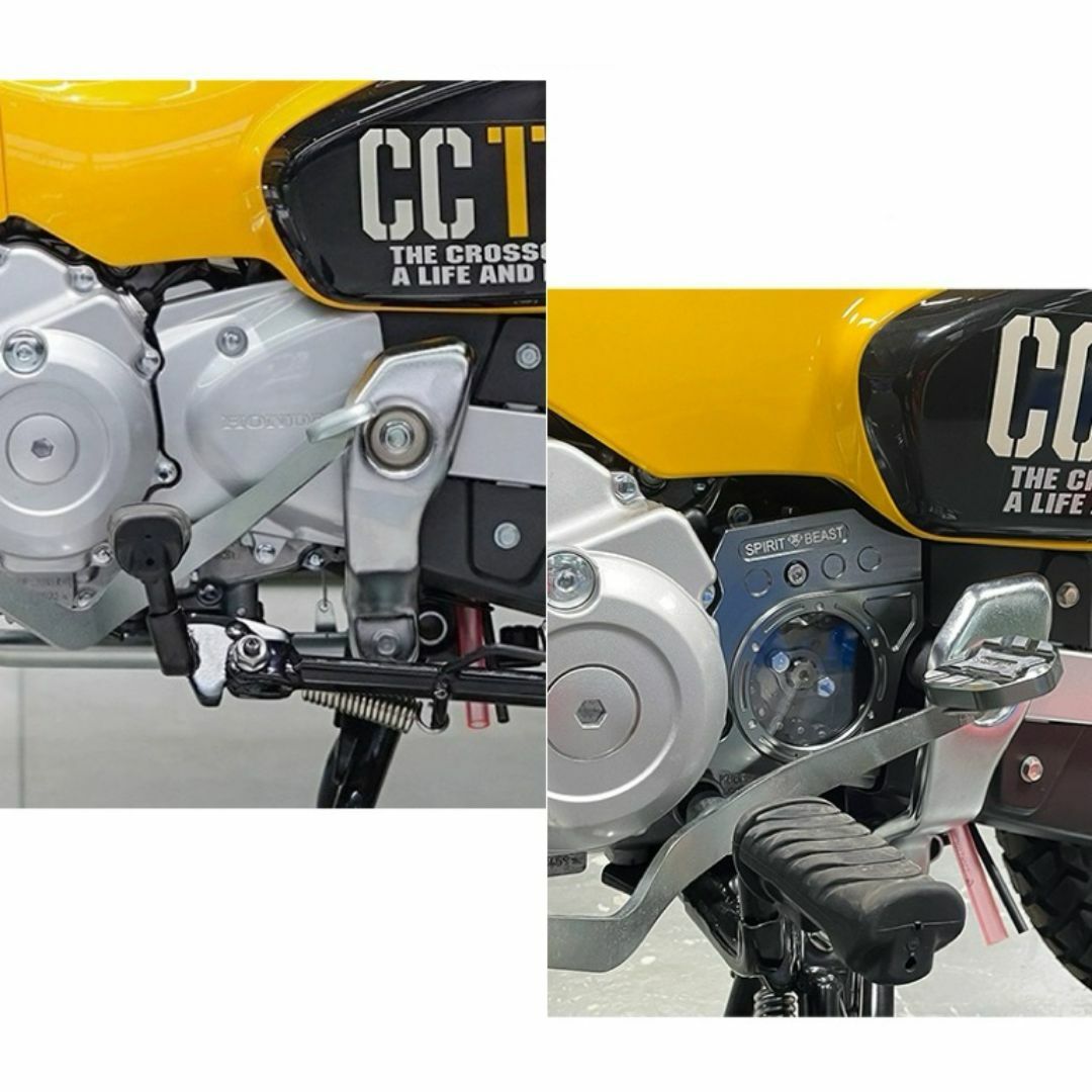 CC110 クロスカブ110 スケルトンスプロケットカバー チタンカラー 自動車/バイクのバイク(パーツ)の商品写真
