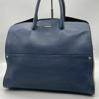 フルラ(Furla)の✨️良品✨FURLA ポラリス バイカラー ハンドバッグ トートバッグ 手提げ(ハンドバッグ)