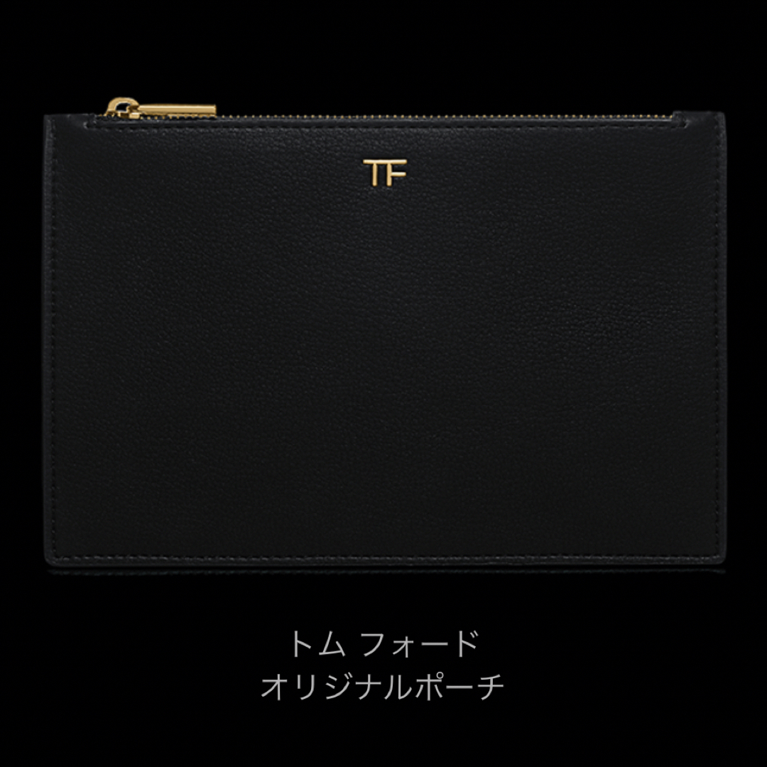 TOM FORD(トムフォード)のTOM FORD トムフォード レザー調 フラットポーチ レディースのファッション小物(ポーチ)の商品写真