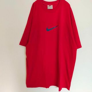 ナイキ(NIKE)の90s ナイキ Tシャツ メンズ 赤 レッド 白タグ ロゴ レディース L(Tシャツ/カットソー(半袖/袖なし))