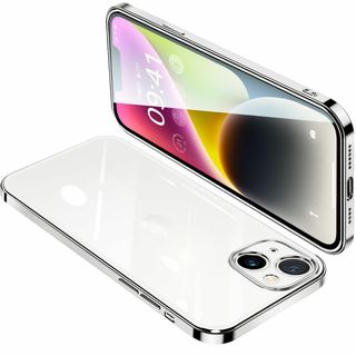 【色:シルバー_サイズ:iphone 14】IPhone14 ケース クリア ア(その他)