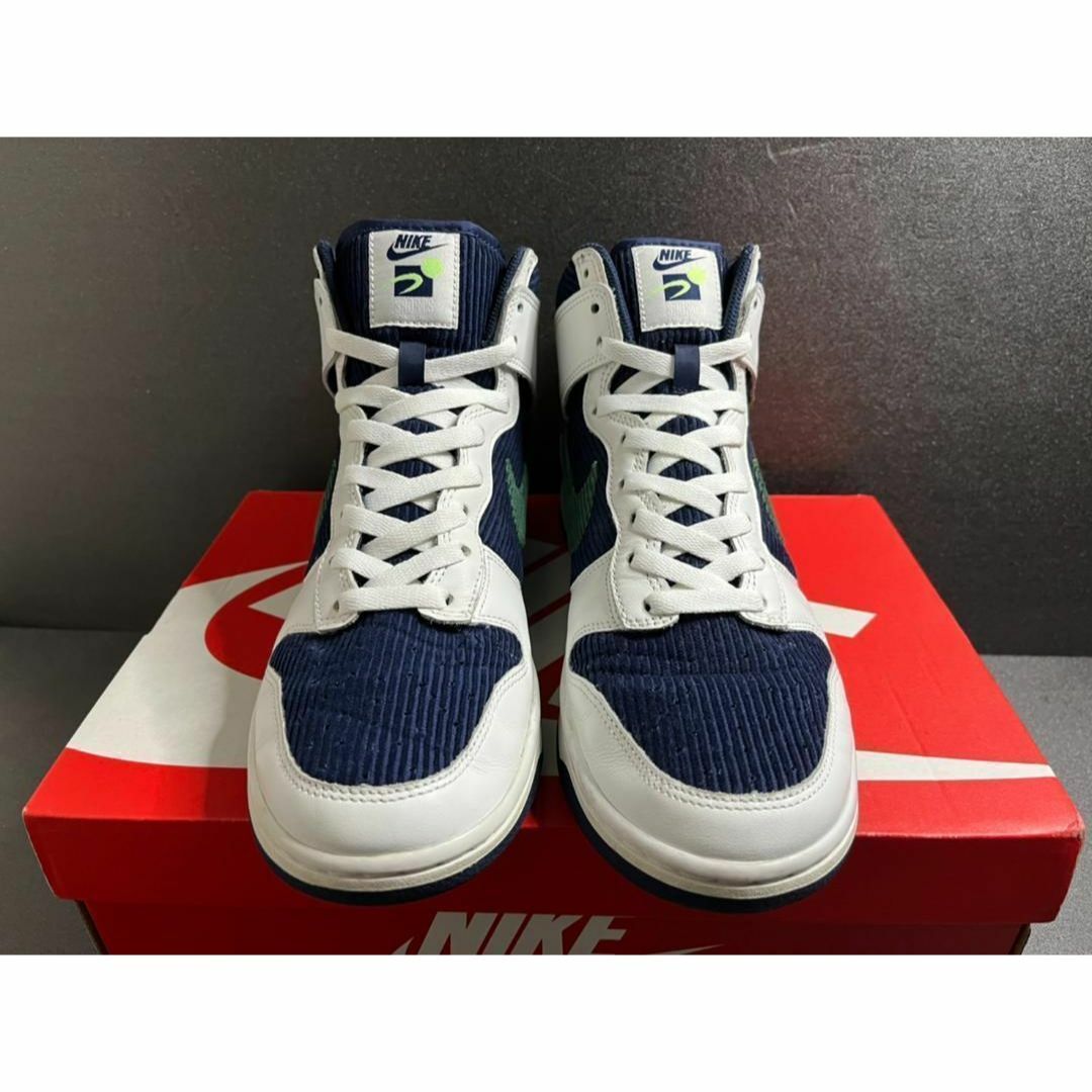 NIKE(ナイキ)の28cm Nike Dunk High EMB College Navy メンズの靴/シューズ(スニーカー)の商品写真