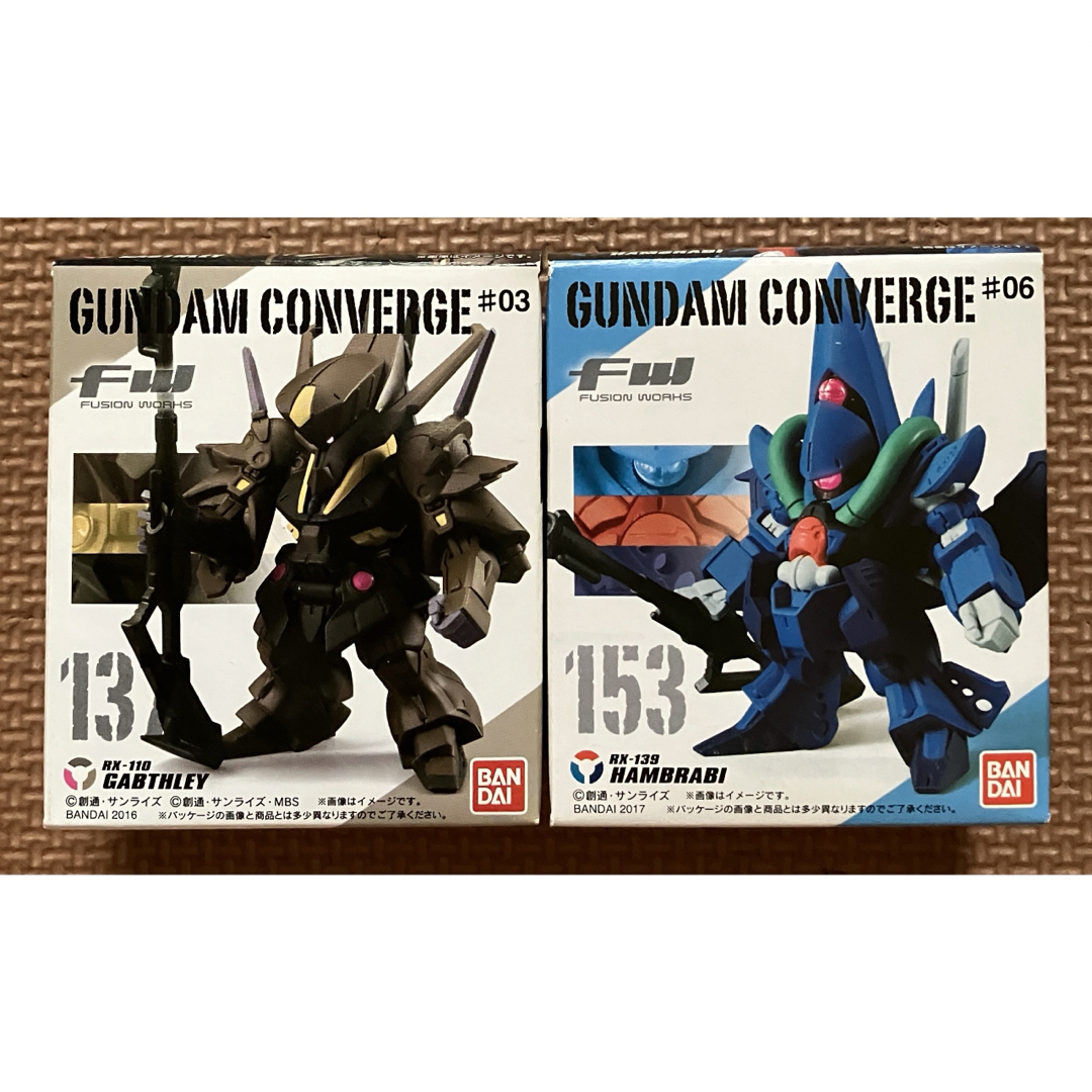 BANDAI(バンダイ)の【新品未開封】　ガンダムコンバージ　137 ガブスレイ ＆ 153 ハンブラビ エンタメ/ホビーのフィギュア(アニメ/ゲーム)の商品写真