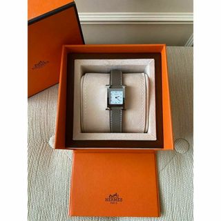 エルメス(Hermes)のHERMESエルメス　HウォッチPM エトゥープ　シルバーva(腕時計)