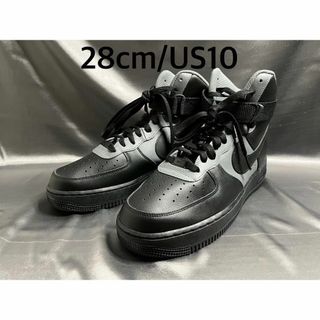 ナイキ(NIKE)の28cm NIKE AIR FORCE 1 HIGH BY YOU 黒灰(スニーカー)