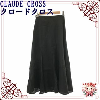 CLAUDE CROSS クロードクロス ボトムス スカート フレア チャック(ロングスカート)