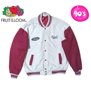 フルーツオブザルーム(FRUIT OF THE LOOM)のFRUIT OF THE LOOM 90s スウェット スタジャン(スタジャン)