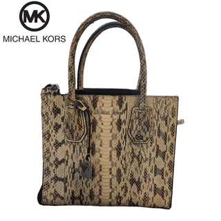 Michael Kors - MICHAEL KORS パイソン レザー ハンドバッグ