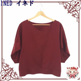 INED - INED イネド トップス カットソー カジュアル ゆったり 七分袖 レディース