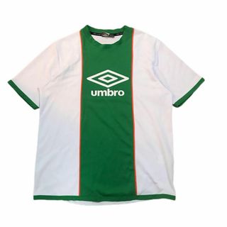 アンブロ(UMBRO)の90s UMBRO アンブロ サッカー ゲームシャツ 半袖 ビッグロゴ y2k(Tシャツ/カットソー(半袖/袖なし))