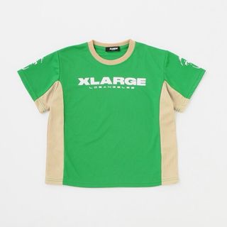 エクストララージキッズ(XLARGE KIDS)のXLARGE KIDS  ロゴ切替半袖Tシャツ　新品(Tシャツ/カットソー)