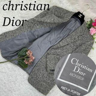 Christian Dior - クリスチャンディオール メンズ テーラードジャケット グレー A4 M