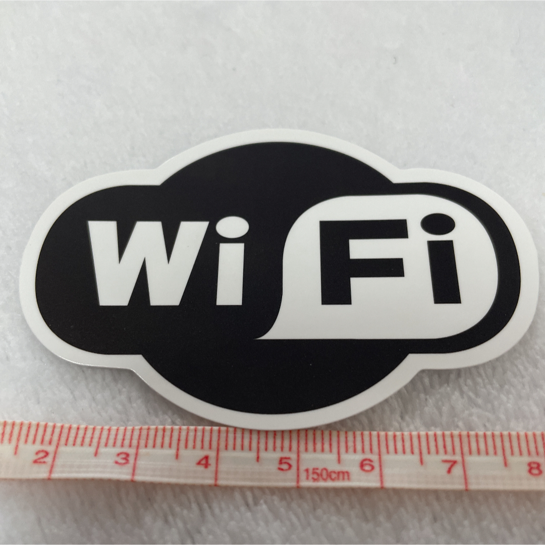 Wi-Fi ステッカー　シール　限定　グッズ　ノベルティ　 エンタメ/ホビーのコレクション(ノベルティグッズ)の商品写真