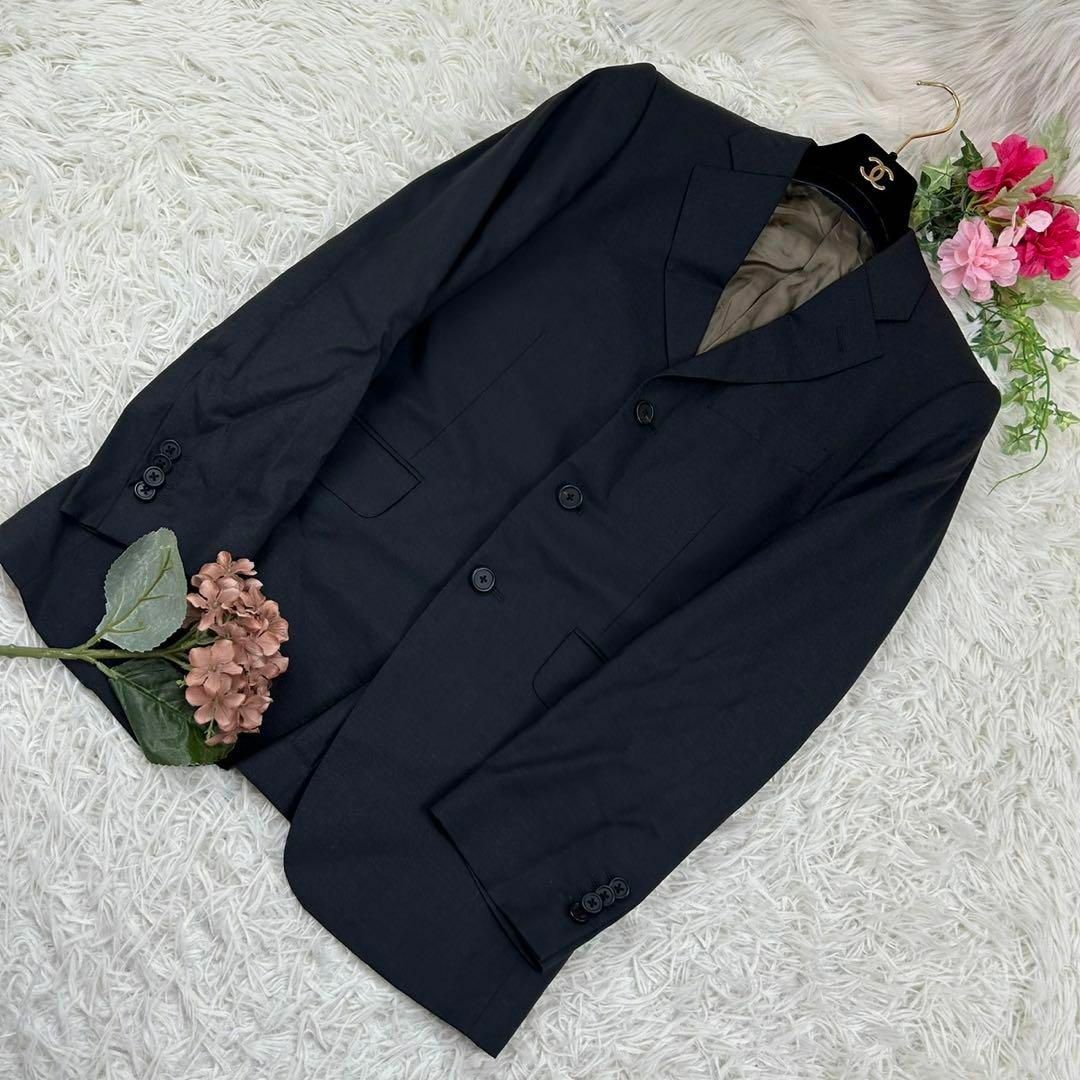 ポールスミスロンドン メンズ スーツ 上下セット サイドベンツ ブラック 黒 M メンズのスーツ(その他)の商品写真