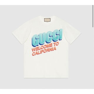 グッチ(Gucci)のGUCCI ラウンドネック コットン 半袖Tシャツ(Tシャツ/カットソー(半袖/袖なし))