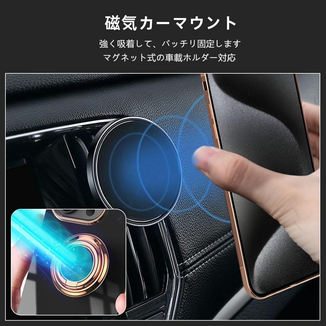 【色:ダークグリーン_サイズ:iPhone 15 Pro】LuFiYa iPho スマホ/家電/カメラのスマホアクセサリー(その他)の商品写真