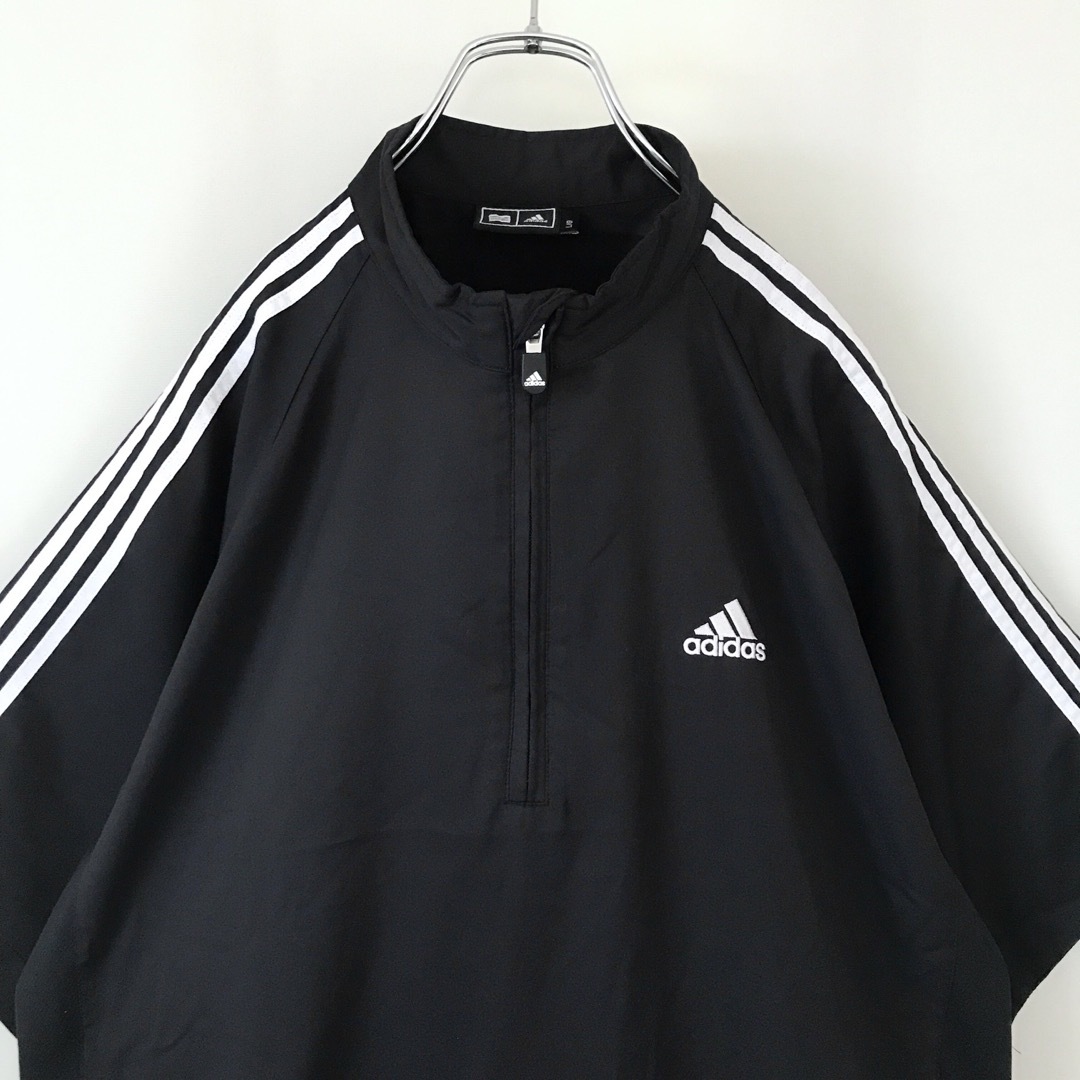 adidas(アディダス)のadidas ゴルフ★2006年★スリーストライプス★ハーフジッププルオーバー  メンズのトップス(Tシャツ/カットソー(半袖/袖なし))の商品写真